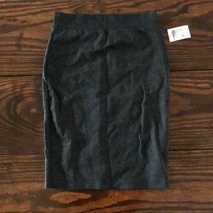 Charlotte Russe Spandex style gray skirt